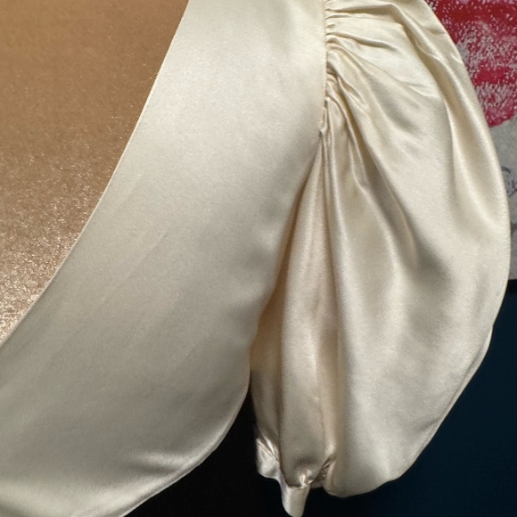 Vintage St John by Marie Grey Elegant Black Knit and Cream Dress Size 6 - Picture 12 of 15